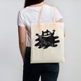 Yk2 Grunge Scary Cat With Tail Tomboy 90s Nostalgia Indie Canvas Tote Bag Yk2 Grunge Scary Cat With Tail Tomboy 90s Nostalgia Indie Canvas Tote Bag