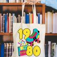 1980 Retro Raised In The 80s Old School Nostalgia Vibes Canvas Tote Bag