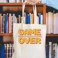 1980s Nostalgia Arcade Gamer Retro Video Game Novelty Canvas Tote Bag