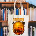 1985 Vintage Sunset Surf Truck Retro Beach Nostalgia Canvas Tote Bag