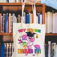 1st Grade Nailed It Flossing Unicorn Graduation Shirt Canvas Tote Bag