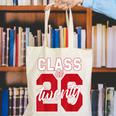 2 Sided Class Of 2026 Senior 2026 Graduation Canvas Tote Bag