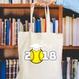 2018 Softball Senior Graduation Shirt For Girls Grad Canvas Tote Bag