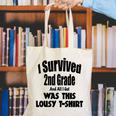 2nd Grade Graduation Boy Girl Graduate Education Canvas Tote Bag