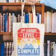 2nd Grade Level Complete Graduation Student Video Gamer Canvas Tote Bag