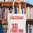 3D Printer Introvert 3D Printing Canvas Tote Bag