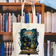 4 Books Are Portable Magic Bookish Reading Nerd Quote Canvas Tote Bag