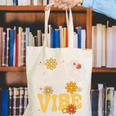 60's Vibe Vintage Nostalgia Mixtape Era 1960s Party Groovy Canvas Tote Bag