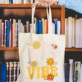 60's Vibe Vintage Nostalgia Mixtape Era 1960s Party Groovy Canvas Tote Bag 60's Vibe Vintage Nostalgia Mixtape Era 1960s Party Groovy Canvas Tote Bag