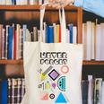 80s Nostalgia Never Forget Canvas Tote Bag