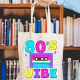 80's Vibe Retro Style Cassette Tape Nostalgia 1980s Party Premium Tri-Blend Canvas Tote Bag