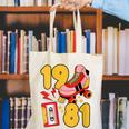 80s Vibes Mixed Tapes & Roller Skates 1981 Nostalgia Retro Canvas Tote Bag