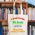 8th Grade Graduation Boys Girls Grad Education Canvas Tote Bag
