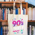 90's Party 90s Nostalgia Retro Rave Dance Music Canvas Tote Bag