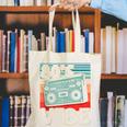 90's Vibe Vintage Style Cassette Tape Nostalgia 1990s Party Canvas Tote Bag 90's Vibe Vintage Style Cassette Tape Nostalgia 1990s Party Canvas Tote Bag