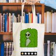 Alien Avoids Humans Sarcastic Introvert Humor Canvas Tote Bag