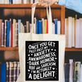 Anxiety Awkward Dark Humor Quote Introverts Sarcastic Canvas Tote Bag Anxiety Awkward Dark Humor Quote Introverts Sarcastic Canvas Tote Bag