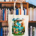 Aqua In The Skies Frutiger Aero Canvas Tote Bag Aqua In The Skies Frutiger Aero Canvas Tote Bag