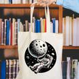 Astronaut Aesthetic Holding Moon Balloon Planets Introvert Canvas Tote Bag