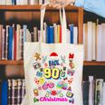 Back To 90's Christmas Nostalgia Quotes Graphic Premium Tri-Blend Canvas Tote Bag