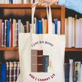 I Like Big Books Bookworm Tee Canvas Tote Bag