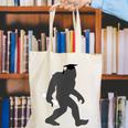 Bigfoot Graduate Shirt Cute Sasquatch Graduation Canvas Tote Bag