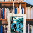 Bigfoot Sasquatch Loch Ness Monster Introvert Bruh Canvas Tote Bag