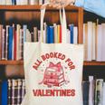 All Booked For Valentines Bow Heart Book Lover Valentine Day Canvas Tote Bag