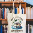 Books Helping Introvert Avoid Conversation Canvas Tote Bag Books Helping Introvert Avoid Conversation Canvas Tote Bag