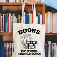 Books The Original Handheld Device Book Lover Premium Canvas Tote Bag