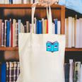 Bytes Of Memories Digital Nostalgia Concept Line Canvas Tote Bag