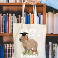 Capy Last Day Of School Capybara Graduation Quote Canvas Tote Bag