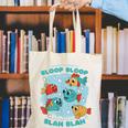 Cartoon Sarcasm Anti-Social Nihilism Introvert Fish Canvas Tote Bag