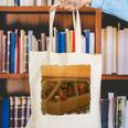 Cat Sloth Dog Retro Nostalgia Roadtrip Photo Canvas Tote Bag