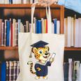 Cheetah Graduation Cute Kindergarten Elementary High School Canvas Tote Bag