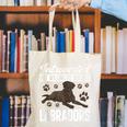 Chocolate Lab Dog Introvert Chocolate Labrador Retriever Canvas Tote Bag
