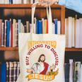 Christian Jesus Religious Sayings Catholic Introvert Canvas Tote Bag