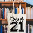 Class Of 2021 Senior 21 Cool Graduation Canvas Tote Bag