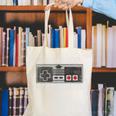 Class Of 2024 Level Complete Video Gamer Senior Graduation Canvas Tote Bag