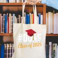 Class Of 2025 Graduation Hashtag DONE Graduate Canvas Tote Bag