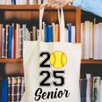 Class Of 2025 Softball Senior Graduation Graduate Women Canvas Tote Bag