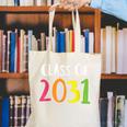 Class Of 2031 Kindergarten Graduation Back To School T-Shirt Canvas Tote Bag