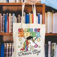 Class Of 2031 Magical Unicorn Graduation Cap Canvas Tote Bag