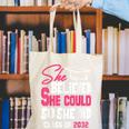 Class Of 2032 She Believed She Could Kids Graduation T-Shirt Canvas Tote Bag