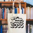 Class Of 2035 Senior Retro 2035 Grad Graduate Graduation Canvas Tote Bag