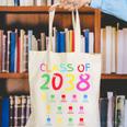 Class Of 2038 Senior Class 2038 Idea Graduation Grow With Me Canvas Tote Bag