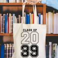 Class Of 2039 Blue Graduation Senior Student Tee Canvas Tote Bag