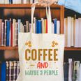Coffee & Introvert Humor Tee Quote Cute Font Canvas Tote Bag Coffee & Introvert Humor Tee Quote Cute Font Canvas Tote Bag