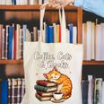 Coffee Cats & Books Lover For Women & Girls Coffee Canvas Tote Bag