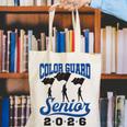 Color Guard Senior 2026 Flags Marching Band Graduation Grad Canvas Tote Bag